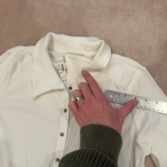 Madewell Snap-Front Cardigan Top • size large • NWT • NS585 - Picture 14 of 15